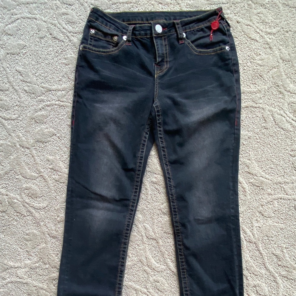 True Religion Boys Black Denim-Size 18